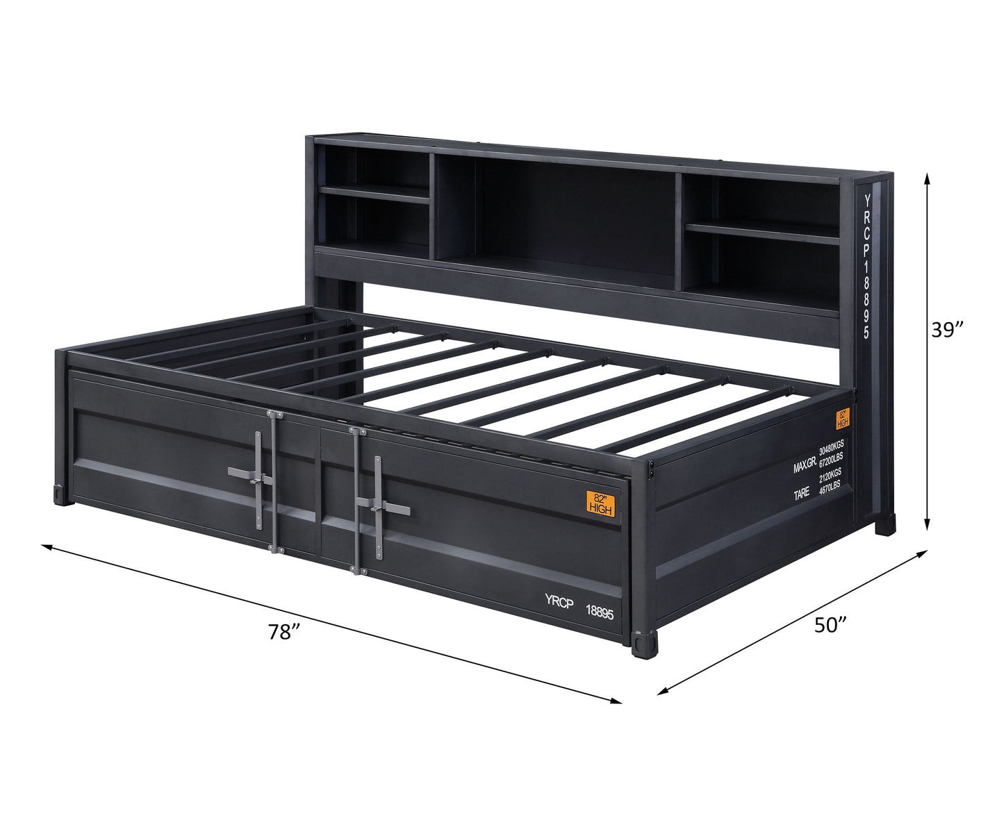 Cargo Daybed W/Trundle (Twin) & Storage