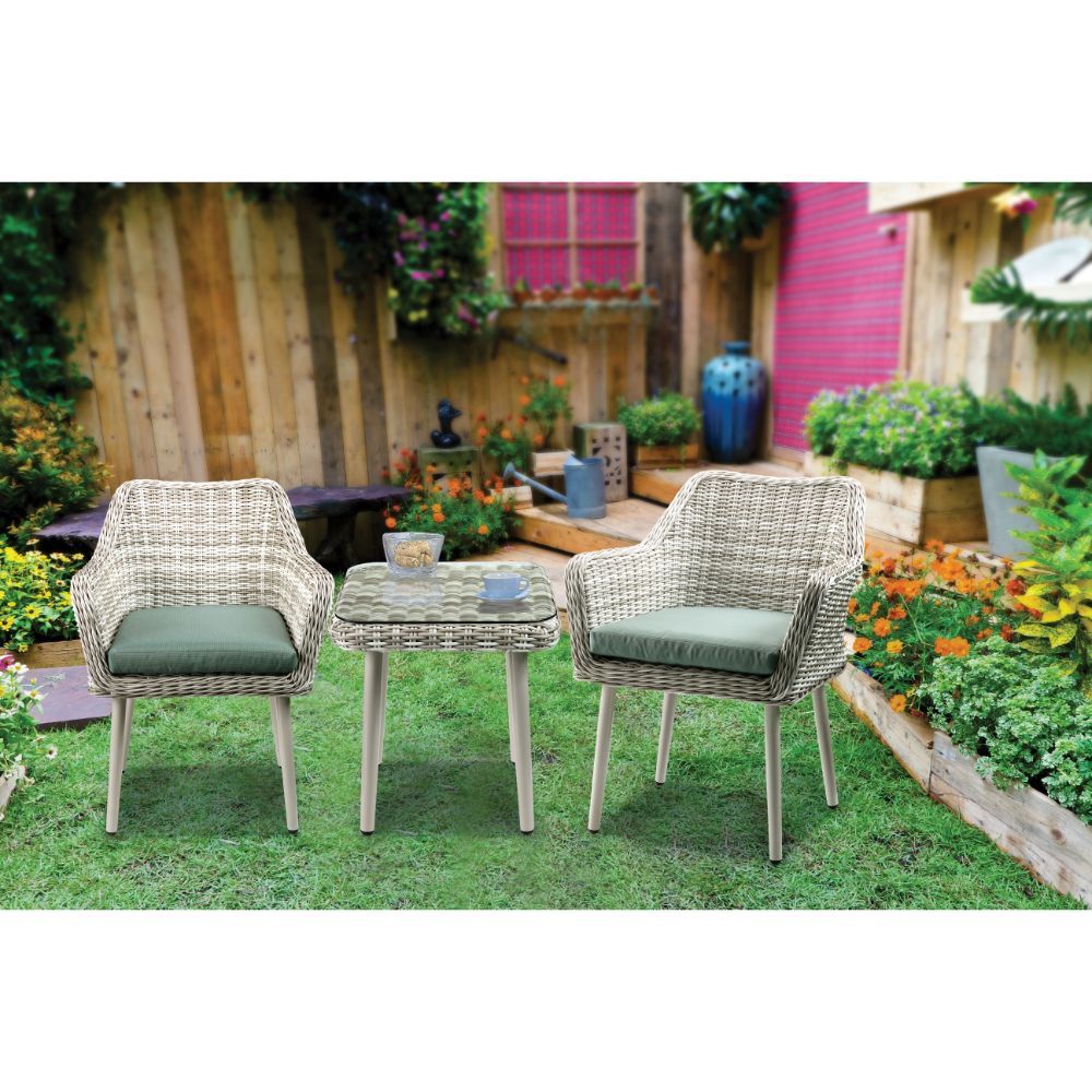 Tashay 3PC Pack Patio Bistro Set