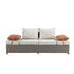 Salena Patio Sofa W/2 Pillows & Ottoman