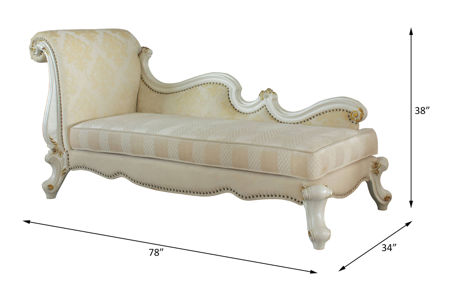 Picardy Chaise Lounge W/2 Pillows