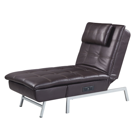 Padilla Chaise Lounge W/Pillow & Usb