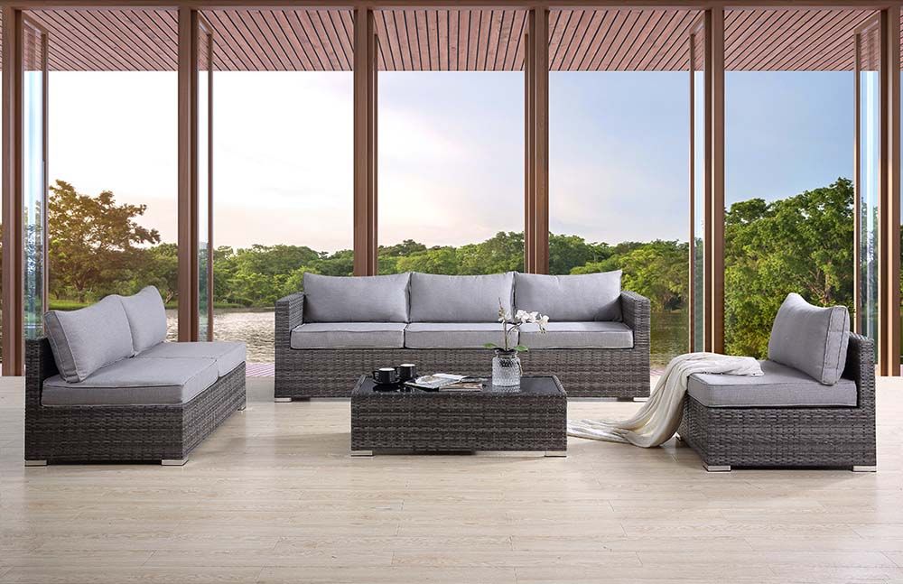 Sheffield 4PC Pack Patio Sofa Set